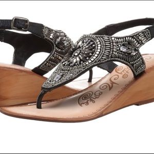 Naughty Monkey wedge sandals